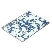 Winter Camouflage Notizblock (Linke Seite)