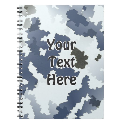 Winter Camouflage Notizblock (Vorderseite)