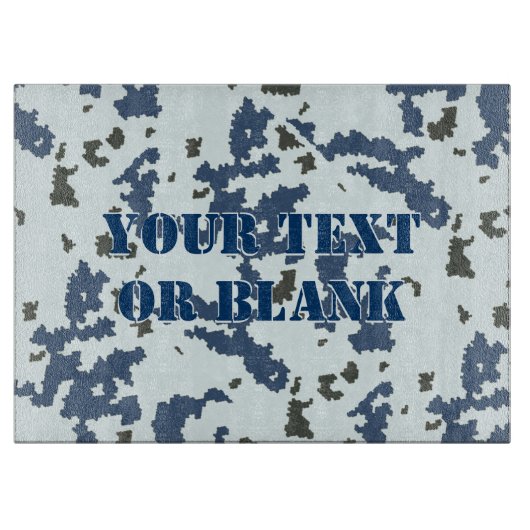 Winter Camouflage Schneidebrett (Vorderseite)