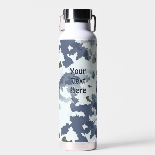 Winter Camouflage Trinkflasche (Vorne)