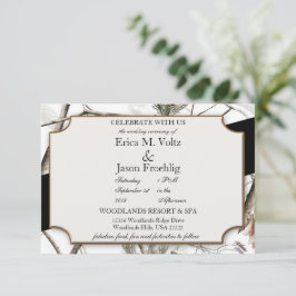 Winter Camouflage Wedding Einladung