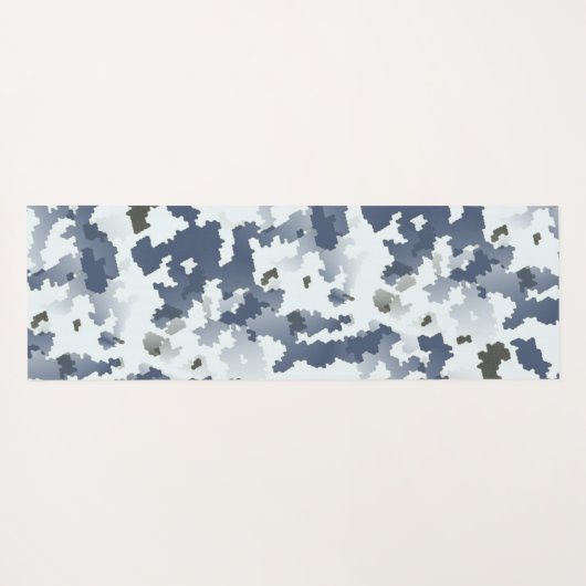 Winter Camouflage Yogamatte (Rückseite (Horizontal))