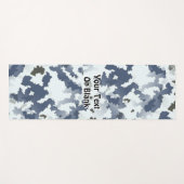 Winter Camouflage Yogamatte (Vorderseite (Horizontal))