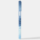 Winter-Camping im Schneewald iPhone Hülle (Rechte Seite)