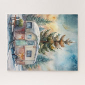 Winter-Camping-Rätsel Puzzle (Horizontal)