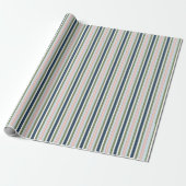 Winter Candy Stripe Gift Wrap Geschenkpapier (Ungerollt)