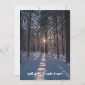 Winter Card Feiertagskarte (Vorderseite)