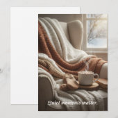 Winter Card Feiertagskarte (Vorne/Hinten)