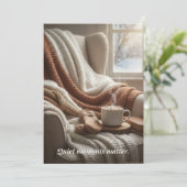 Winter Card Feiertagskarte (Stehend Vorderseite)