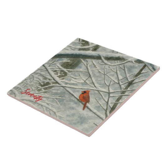 Winter Cardinal Fliese (Seite)
