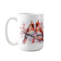 Winter Cardinal Pair 1