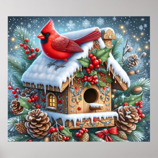 Winter Cardinal Plakat (Vorne)