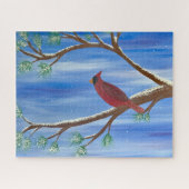 Winter Cardinal Puzzle (Horizontal)