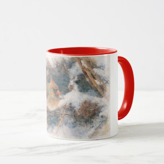 Winter Cardinal Tasse (VorderseiteRechts)
