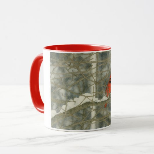 Winter Cardinal Tasse (Vorderseite Links)