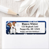 Winter Cartoon American Pit Bull Terrier (Insitu)