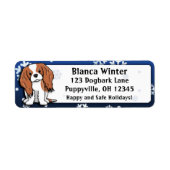 Winter Cartoon Cavalier King Charles Spaniel (Vorne)