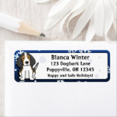 Winter Cartoon Treeing Walker Coonhound (Insitu)