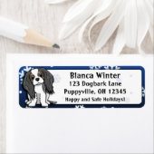 Winter Cartoon Tri Cavalier King Charles Spaniel (Insitu)