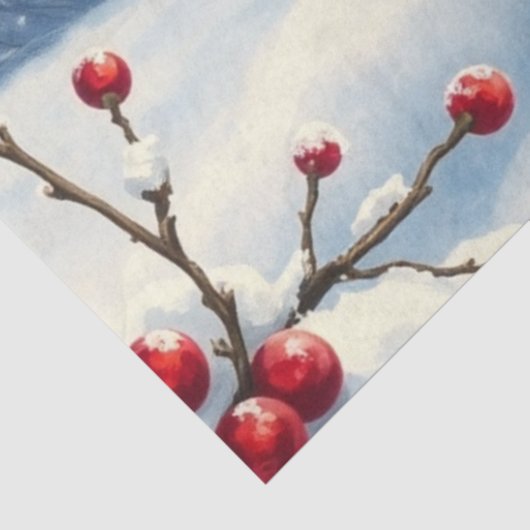 Winter Cat Tissue Paper Seidenpapier (Ausschnitt)