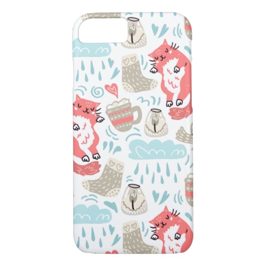 Winter Cats iPhone Case (Rückseite)