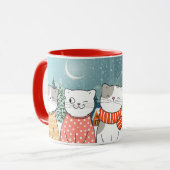 Winter Cats Tasse (Vorderseite Links)