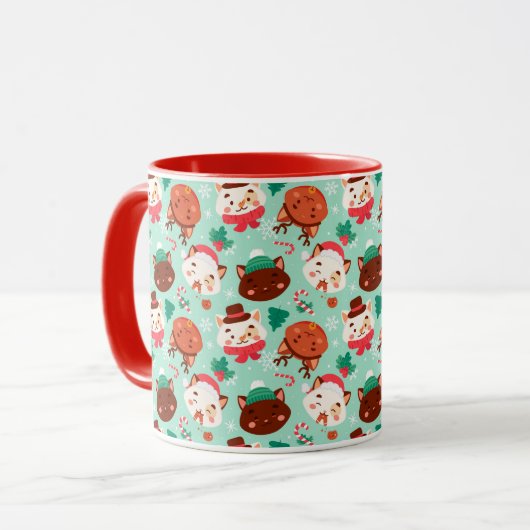 Winter Cats Tasse (Vorderseite Links)