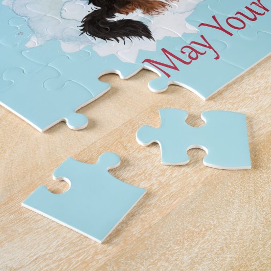 Winter Cavalier King Charles Puzzle (Seite)