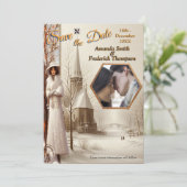 Winter Celebrations in Amsterdam Einladung (Stehend Vorderseite)