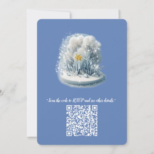 Winter Celebrations in Amsterdam Einladung (Rückseite)