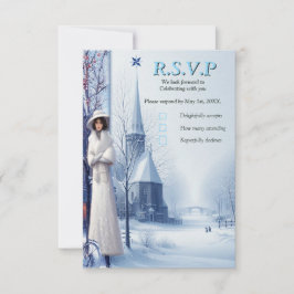 Winter Celebrations in Amsterdam RSVP Karte