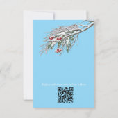 Winter Celebrations in Amsterdam RSVP Karte (Rückseite)