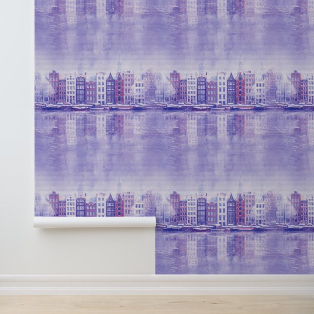 Winter Celebrations in Amsterdam Tapete (Anwendung)