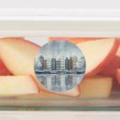 Winter Celebrations in the Snow, with Kittens Etiketten (Befestigt)