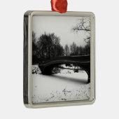 Winter Centeral Park NYC. Ornament Aus Metall (Rechts)