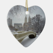 Winter - Central Park - New York City Keramikornament (Rechts)