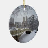 Winter - Central Park - New York City Keramikornament (Rechts)