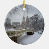 Winter - Central Park - New York City Keramikornament (Hinten)