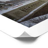 Winter - Central Park - New York City Poster (Ecke)