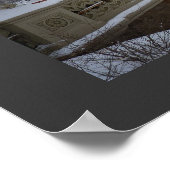 Winter - Central Park - New York City Poster (Ecke)