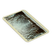 Winter Central Park NY Vintage c1910 Magnet (Rechte Seite)