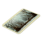 Winter Central Park NY Vintage c1910 Magnet (Linke Seite)