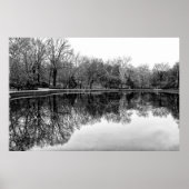 Winter Central Park, NYC Landscape Poster (Vorne)