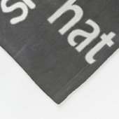 Winter Chalkboard Collage Fleecedecke (Ecke)