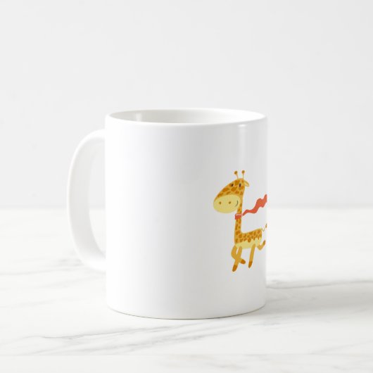 Winter Chef: Die 🦒 Giraffe 🧣 Kaffeetasse (Vorderseite Links)
