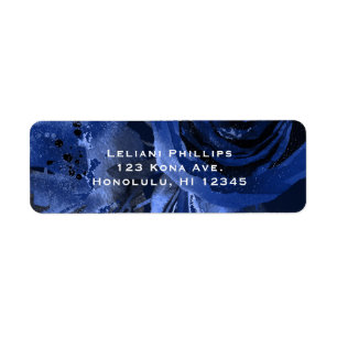 Winter-Chic-Blumenblaue Rose Feste Hochzeit Modern