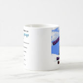 Winter Chicago 2011 und Schneemessgerät Kaffeetasse (Mittel)