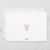 Winter Chicago Skyline Urlaubskarte Feiertagskarte (Rückseite)