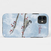 Winter Chickadee Case-Mate iPhone Hülle (Rückseite (Horizontal))