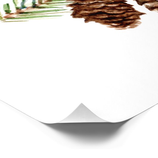 Winter Chickadee Fotodruck (Ecke)